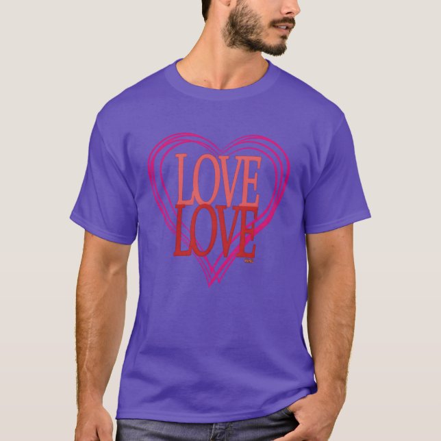 Camiseta Citação Inspiradora de Amor Amor (Frente)