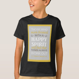 Camiseta citação inspiradora de gordon b hinckley lds