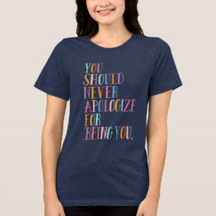 Camiseta Citação Inspiradora Dito Positivo Uplificante