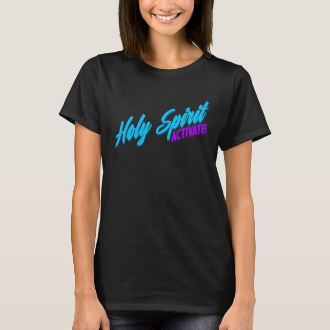 Camiseta Citação inspiradora para a fé cristã (Frente)