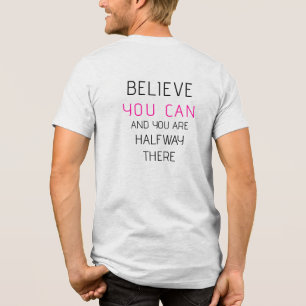 Camiseta Citação Inspiradora Personalizada