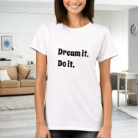 Citação inspiradora preto e branco sonhe faça