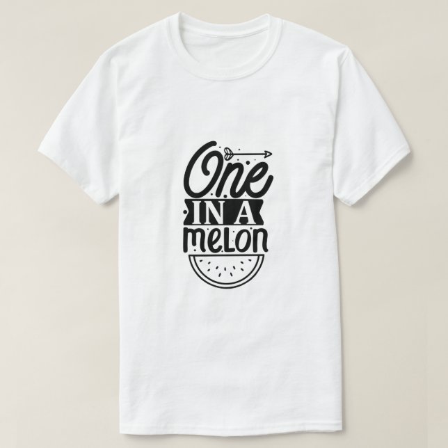 Camiseta Citação Inspiradora Única de Um em Um Milhão (Frente do Design)