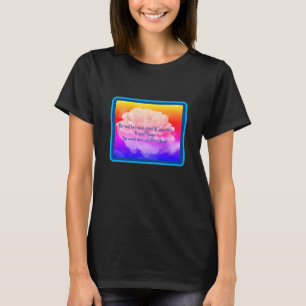 Camiseta Citação Inspirativa De Alma E Mente Rumi