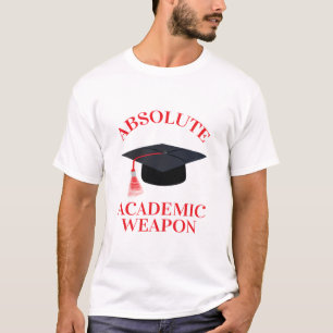 Camiseta Citação Inspirativa De Arma Acadêmica Absoluta, Ac