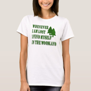Camiseta Citação Inspirativa do Woodland da Natureza
