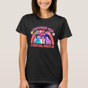 Camiseta Citação Internacional do Dia da Mulher a capacita