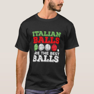 Camiseta Citação italiana de Boccia para uma lenda da bola 