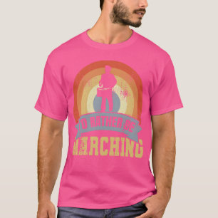 Camiseta Citação Marchando retrô
