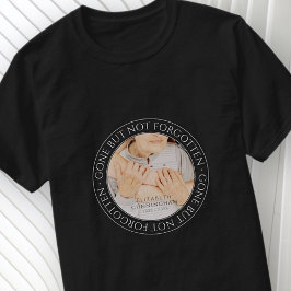 Camiseta Citação Memorial Clássica Elegante Foto Chic Keeps