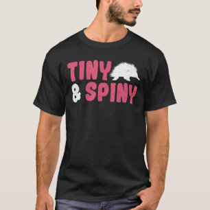 Camiseta Citação Minúscula E Espinosa Para Um Monotreme Ech