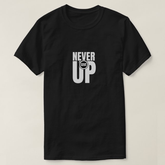 Camiseta citação motivacional (Frente do Design)