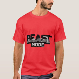 Camiseta Citação Motivacional Beast Mode Fitness