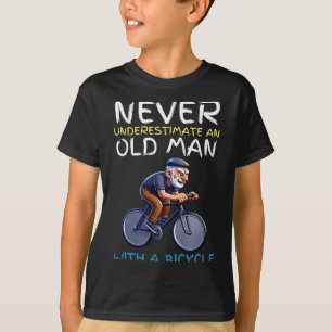 Camiseta Citação Motivacional de Bicicleta de Velho - Cicli