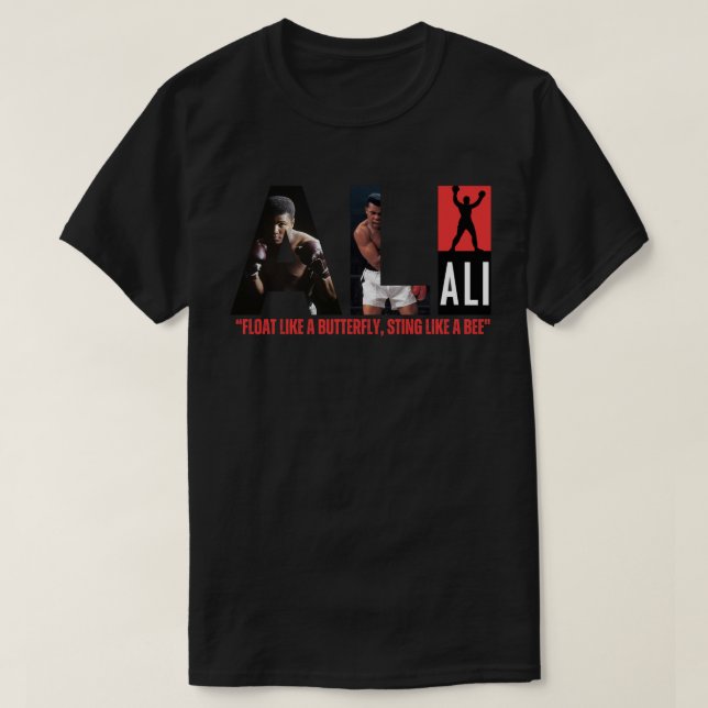 Camiseta Citação Motivacional de Boxe  (Frente do Design)