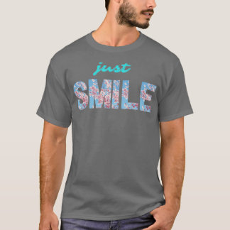 Camiseta Citação motivacional do tema Floral para a vida e 