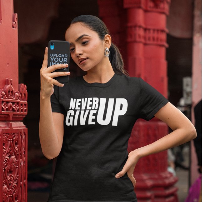 Camiseta Citação Motivacional e Inspirativa das Mulheres (Criador carregado)