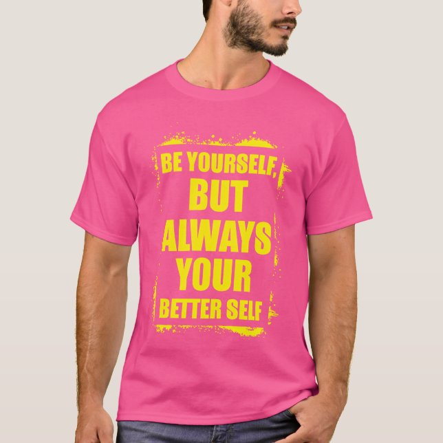 Camiseta Citação motivacional engraçada (Frente)