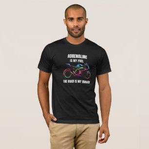 Camiseta Citação Motivacional Funny Sportbike - Motocicleta