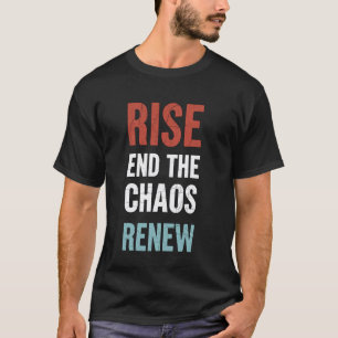 Camiseta Citação Motivacional 'Levante-se e Acabe com o Cao