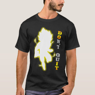 Camiseta Citação motivacional não desista, fitness & treino