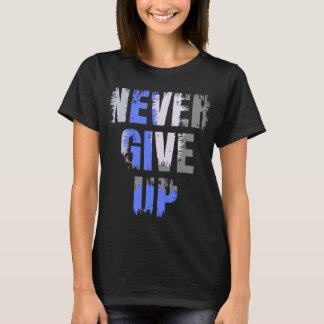 Camiseta Citação Motivacional "Nunca Desistir"