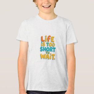 Camiseta Citação motivacional ousada estilo divertido