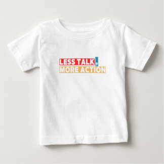 Camiseta Citação Motivacional Ousada – Menos Conversa, Mais