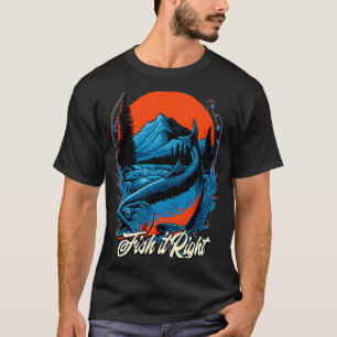 Camiseta Citação Motivacional para Pescar Inspirador de Águ