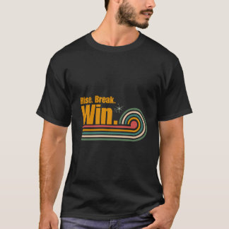 Camiseta Citação Motivacional Retro - Levante Quebre Vença 