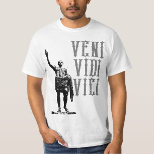 Camiseta Citação Motivativa Veni Vidi Vici Cesar Mens
