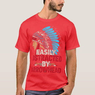 Camiseta Citação Nativa Americana Facilmente Distridida