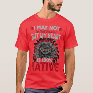 Camiseta Citação Nativa Americana Não Posso