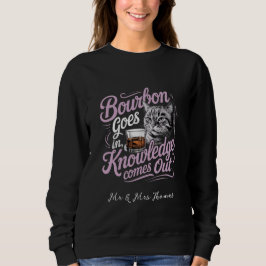 Camiseta Citação Perfeita: Bourbon Entra, Sabedoria Sai