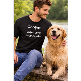 Camiseta Citação Personalizada de Amante de Cachorro | Aman