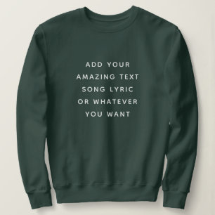 Camiseta Citação Personalizada, Texto, Letra de Música