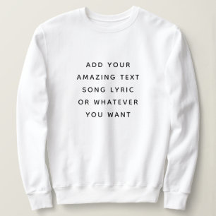 Camiseta Citação Personalizada, Texto, Letra de Música