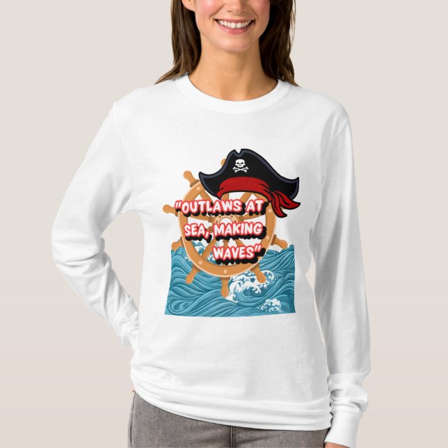 Camiseta citação pirata (Frente)