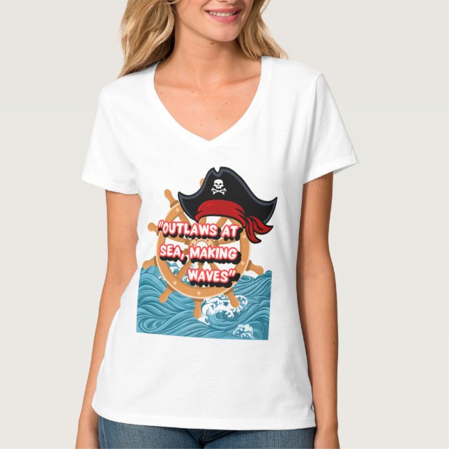 Camiseta citação pirata (Frente)