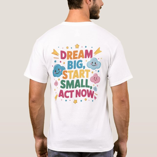 Camiseta Citação positiva (Verso)
