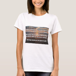 Camiseta Citação Positiva de Encorajamento Empath