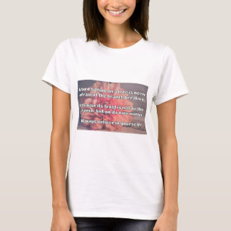 Camiseta Citação Positiva de Encorajamento Empath