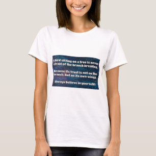 Camiseta Citação Positiva de Encorajamento Empath