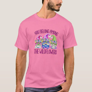 Camiseta Citação Rosa De Flor Selvagem Para Hippies Flor Gi