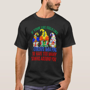 Camiseta Citação Sarcasm Para Homens E Mulheres Palhaço De