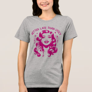 Camiseta Citação Sarcástica Engraçada da Glam Girl dos anos
