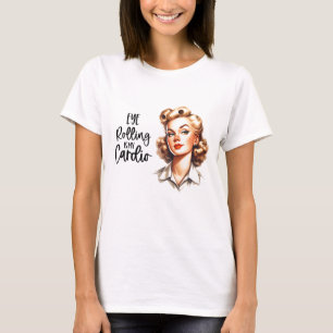 Camiseta Citação Sarcástica Engraçada da Glam Girl dos anos
