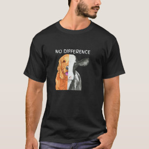 Camiseta Citação Vegetariana Sem Diferença Herbívoro Engraç
