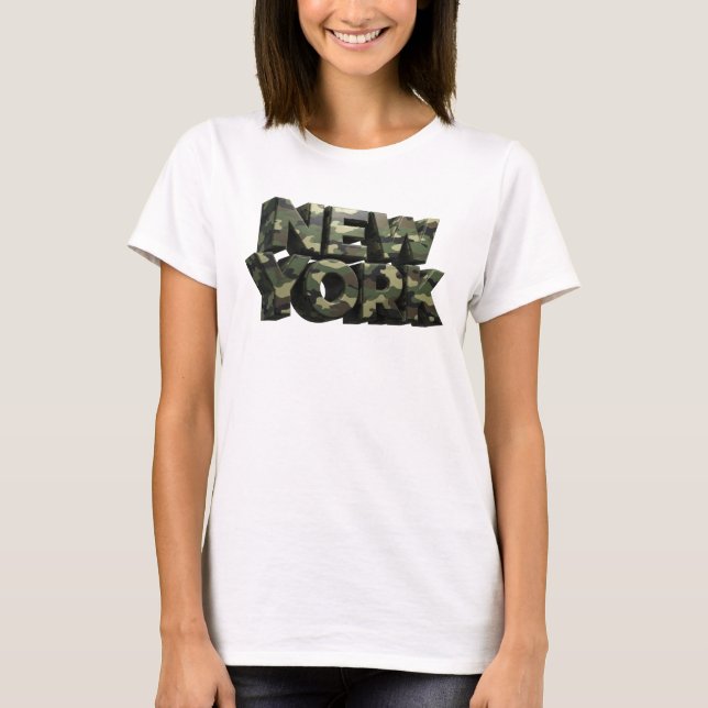 Camiseta Citação Verde Nova York v2 (Frente)