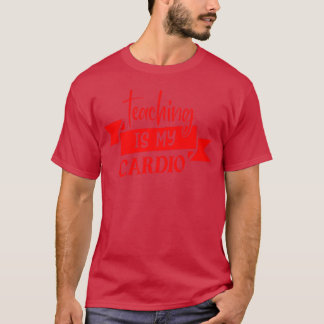 Camiseta Citação Vermelha é meu amigo Cardio